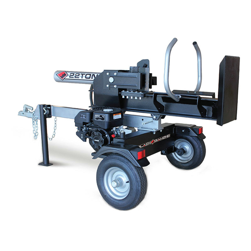 Black Diamond 22ton bensin Log Splitter-halvbalk LSE22