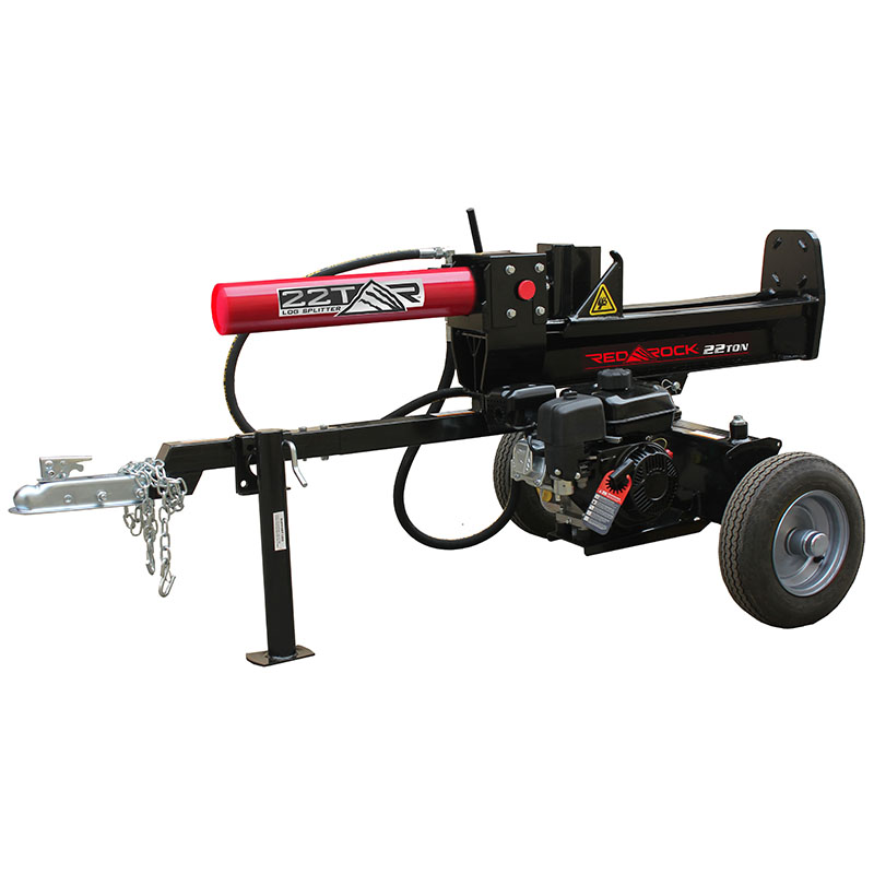 RED ROCK 22TON RAPID LOG SPLITTER–HALVBAKEL LSM22A